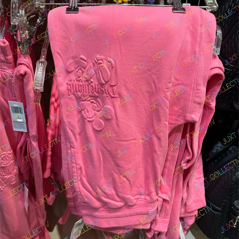 NWT Disneyland Mickey Mouse Pink Jogger Pants